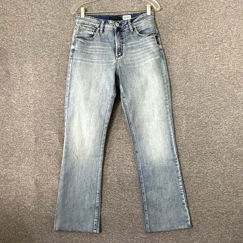 Silver Jeans Women’s Size 29 / 28 Avery Slim Boot Cut Stretch Blue Denim Jeans